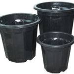 Black Plastic Planter