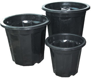 Black Plastic Planter