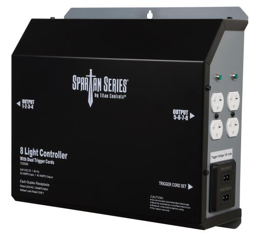 Titan Controls® Spartan Series® - Metal 8 Light 240 V Controllers