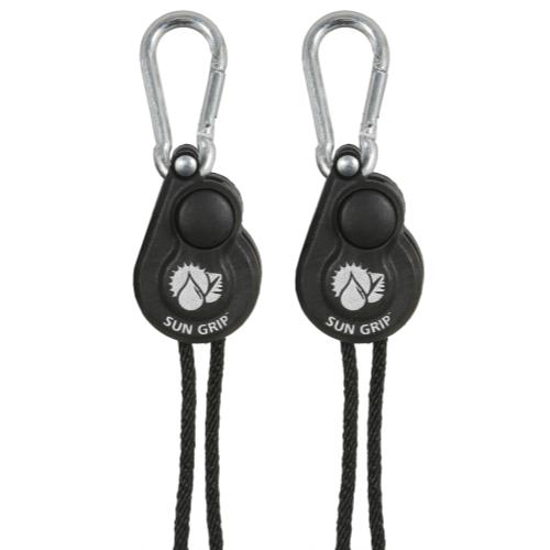 Sun Grip® Push Button Light Hangers 1/8 in - Black