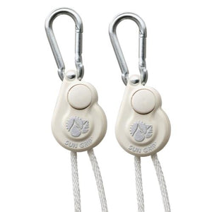 Sun Grip® Push Button Light Hangers 1/8 in - White