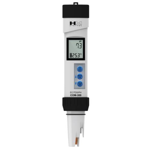 HM Digital pH/TDS/EC/Temp Meter Model COM-300