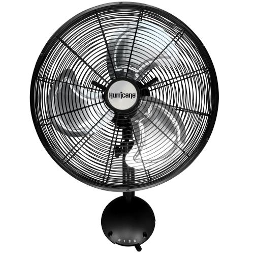 Hurricane® Pro High Velocity Oscillating Metal Wall Mount Fan 16 in