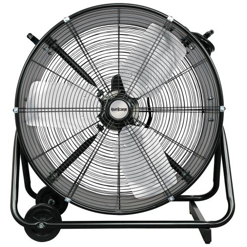 Hurricane® Pro Heavy Duty Adjustable Tilt Drum Fan 24 In