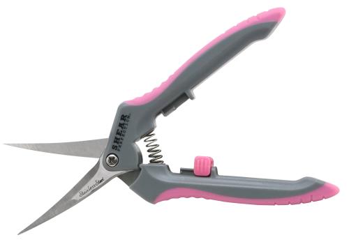 Shear Perfection® Pink Platinum Stainless Trimming Shear - 2 in Curved Blades