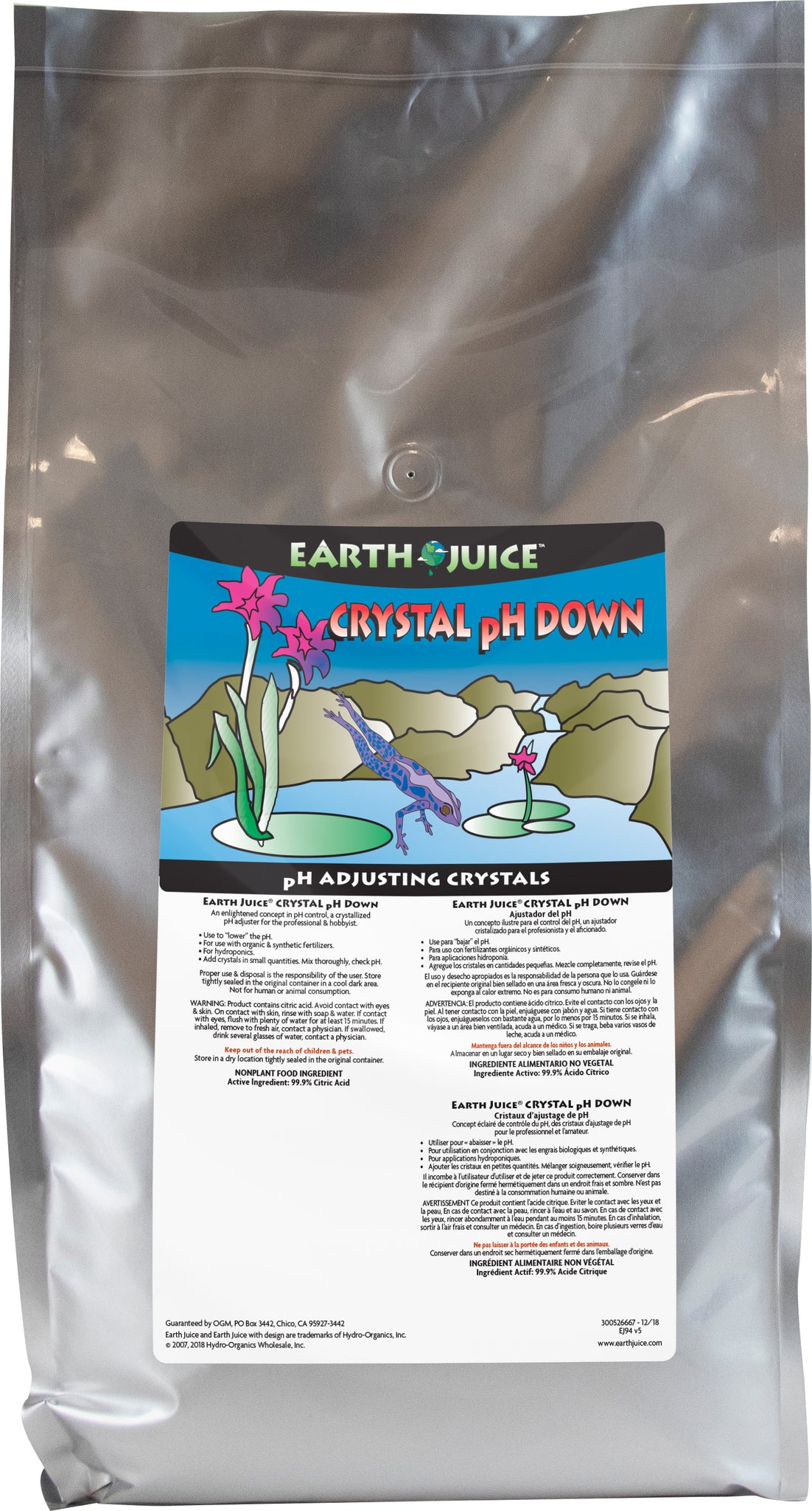 Earth Juice Crystal pH Down