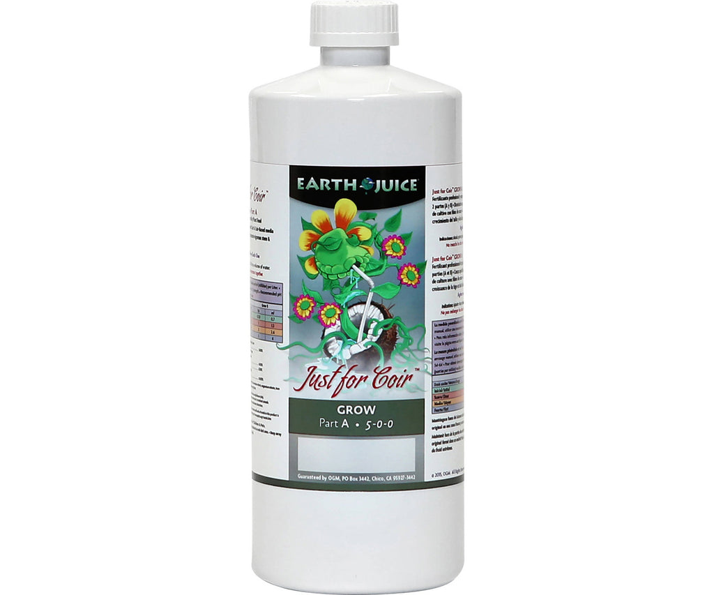 Earth Juice Just For Coir, Grow Part A