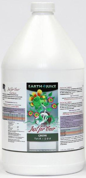 Earth Juice Just For Coir, Grow Part A